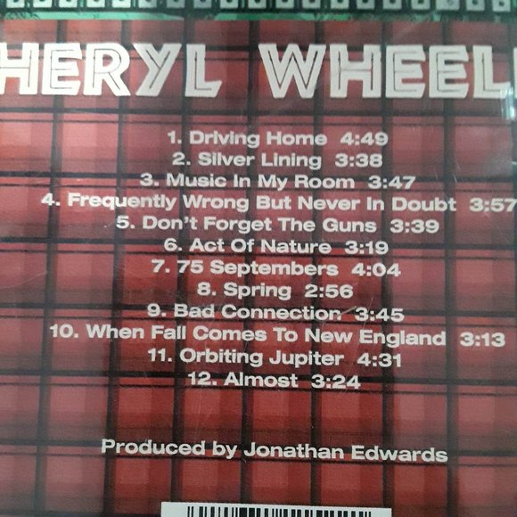 CHERYL WHEELER - DRIVING HOME - 1993 CD - 12 SONGS - Picture 4 of 4
